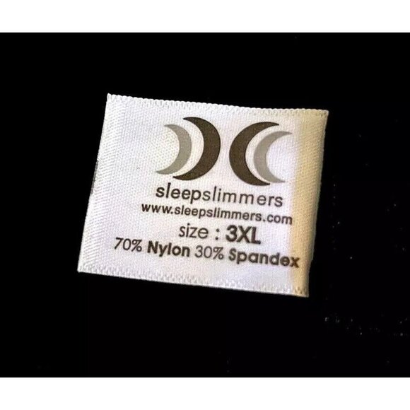 Sleep Slimmers Compression Leggings Black Sleep Pants Size 3XL Nylon Spandex New - Picture 5 of 7